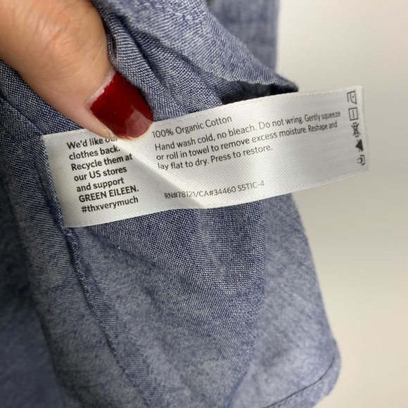 Eileen Fisher Lightweight button up - Picture 4 of 6